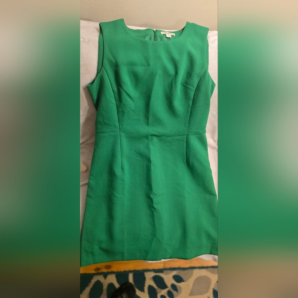 Chic Strapless Green Dress